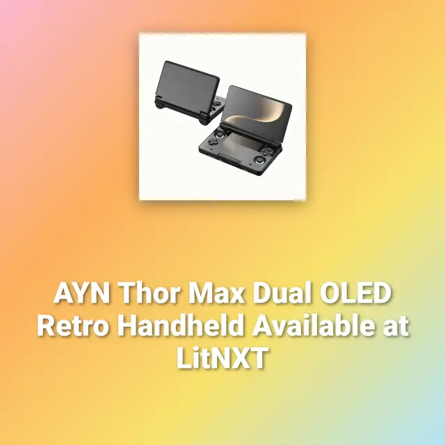 AYN Thor Max Dual OLED Retro Handheld Now Available at LitNXT