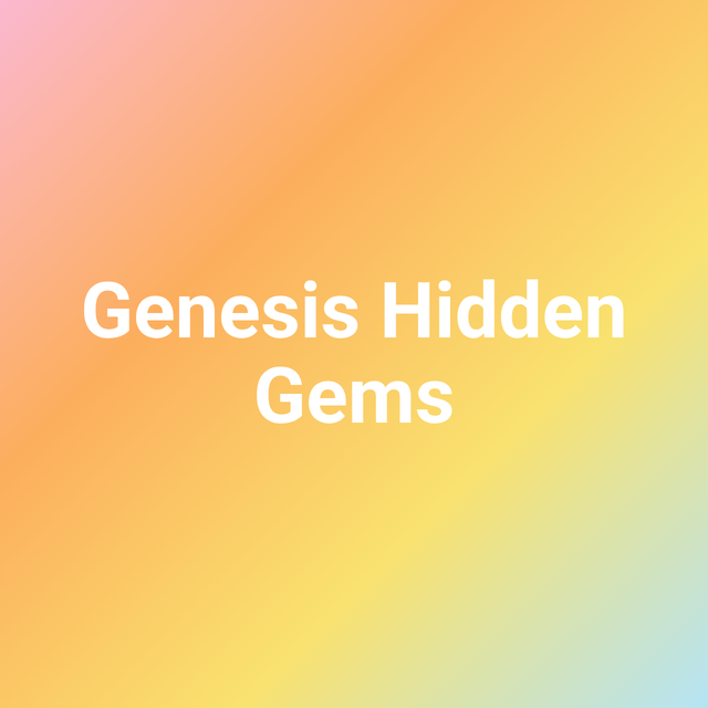 Genesis Hidden Gems